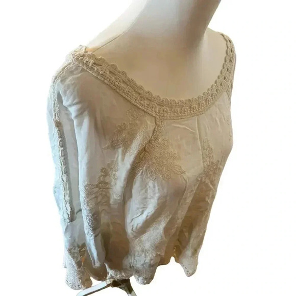 DEMOCRACY boho baggy tunic top womens size medium - Picture 9 of 11